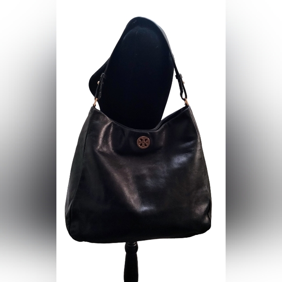 Tory Burch Black Leather Hobo